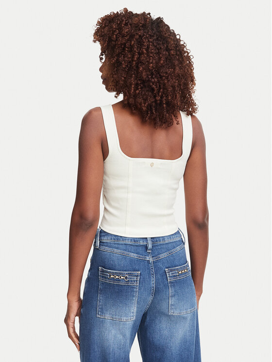 Guess Guess Top W6YZ08 Z0979 Crema Slim Fit