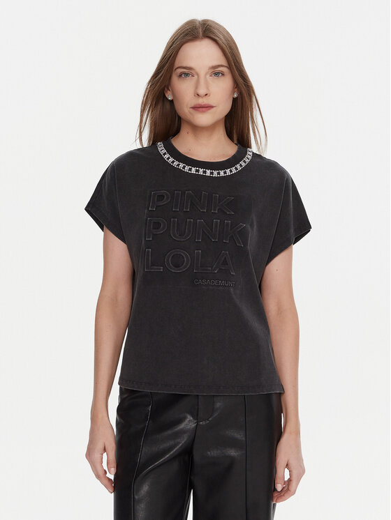 LOLA CASADEMUNT LOLA CASADEMUNT Camiseta LF2515030 Gris Loose Fit