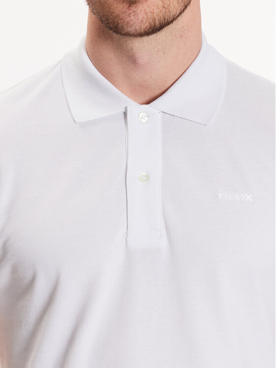 Geox Geox Polo Piquet M3510B-T2649 F1492 Bijela Regular Fit