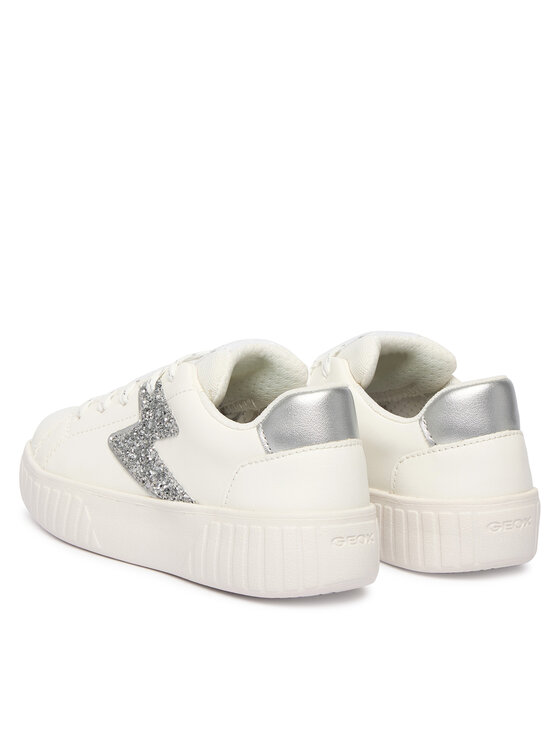 Geox Laisvalaikio batai Geox J Mikiroshi Girl J45DVA 054EW C0007 S Balta