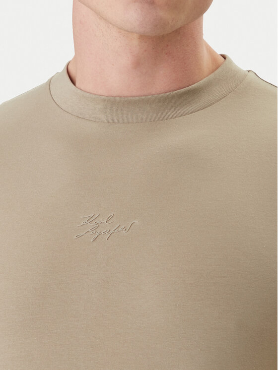 KARL LAGERFELD KARL LAGERFELD Camiseta 755047 562235 Caqui Regular Fit