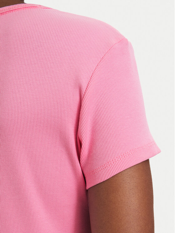 Tommy Jeans Tommy Jeans Camiseta Essential DW0DW17383 Rosa claro Slim Fit