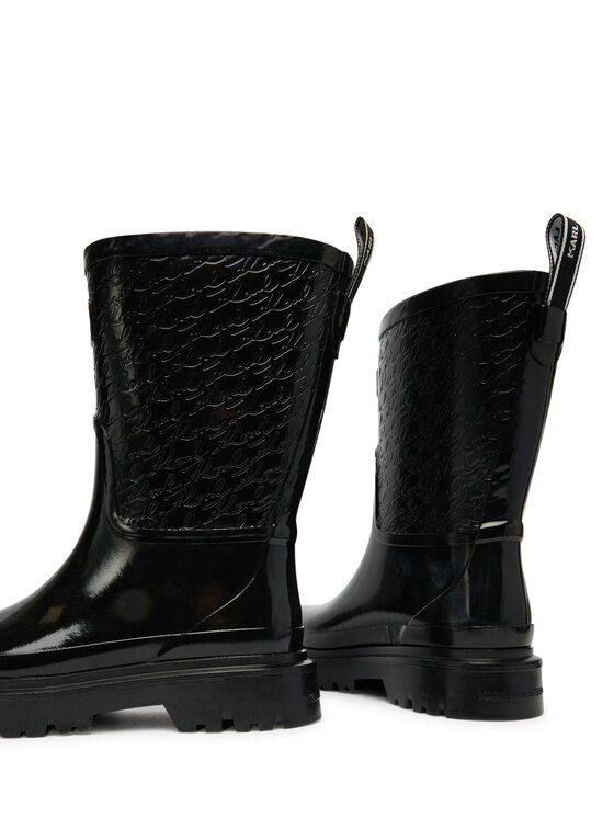 KARL LAGERFELD Gumáky KARL LAGERFELD KL47170 Čierna