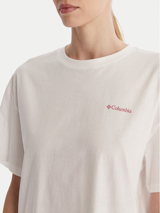 Columbia Columbia Camiseta Rolling Bend™ 2120031 Blanco Oversize