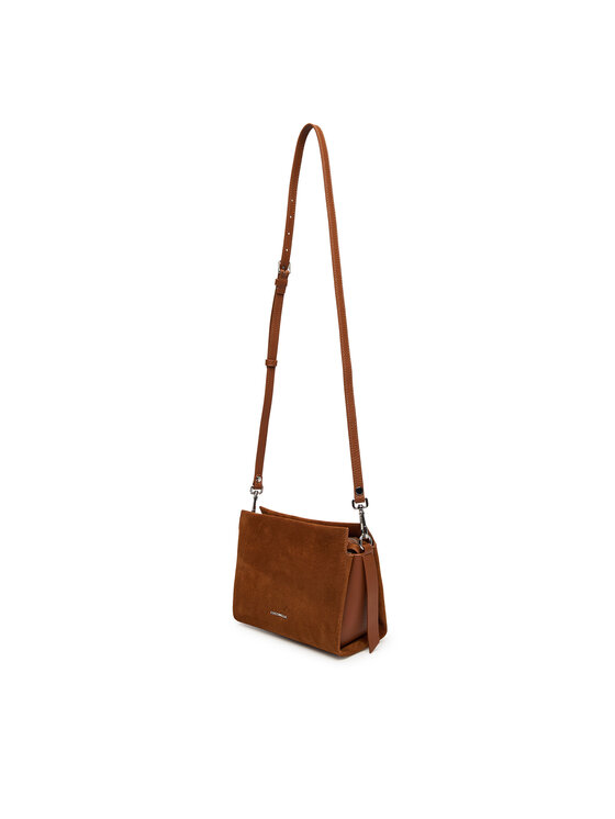 Coccinelle Сумка Coccinelle P6P Boheme Suede Bimaterial E1 P6P 58 01 01 Коричневий