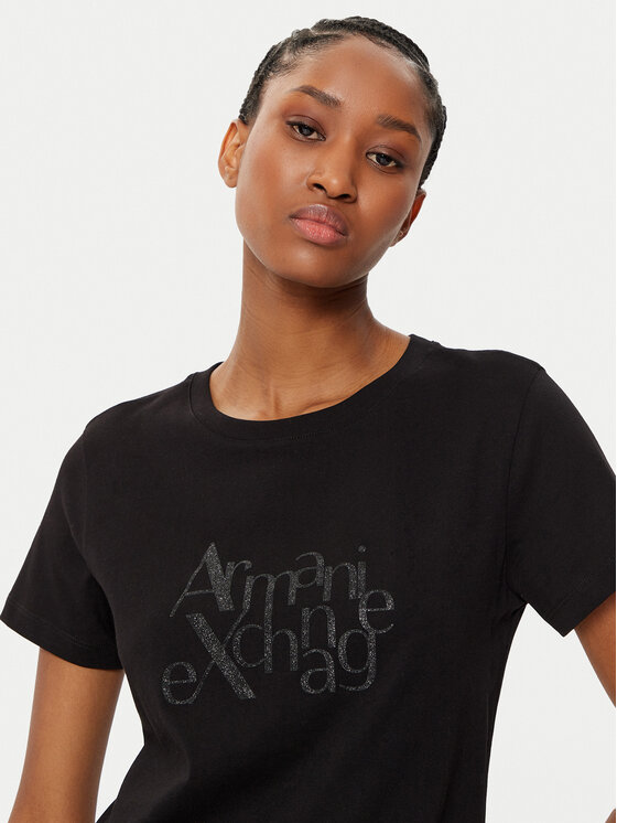 Armani Exchange Armani Exchange Marškinėliai XW000109 AF10359 UC001 Juoda Regular Fit