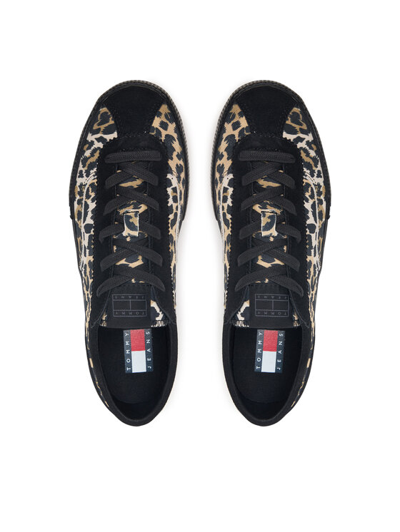 Tommy Jeans Sneakersy Tommy Jeans Archive Y2K Cheetah EN0EN03145 Brązowy