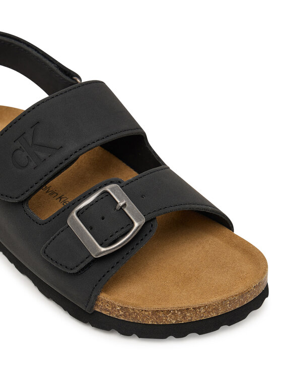 Calvin Klein Sandali Calvin Klein Velcro V3X2-83328-0315 D Črna