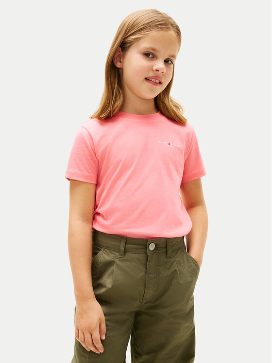 Tommy Hilfiger Tommy Hilfiger Camiseta KS0KS00661 Rosa claro Regular Fit