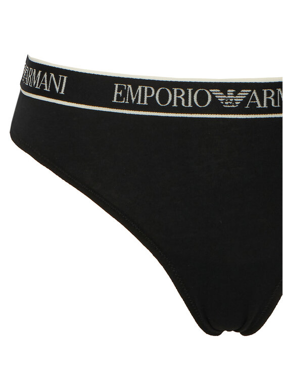 Emporio Armani Underwear Emporio Armani Underwear Conjunto de bragas brasileñas EW000404 AF19026 MC005 Negro