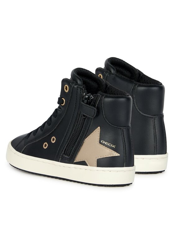Geox Сникърси Geox J Kalispera Girl J044GA 000BC C0531 M Черен