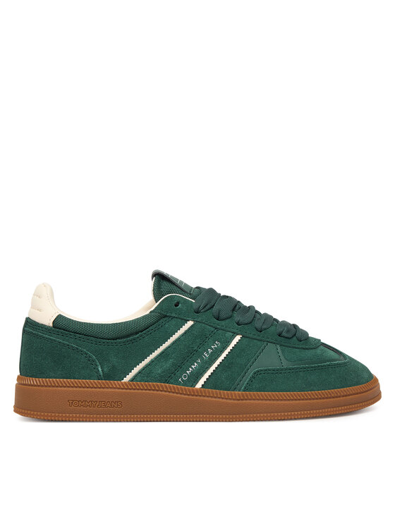 Tommy Jeans Superge Tommy Jeans The Greenwich Edge Suede EN0EN02924 Zelena