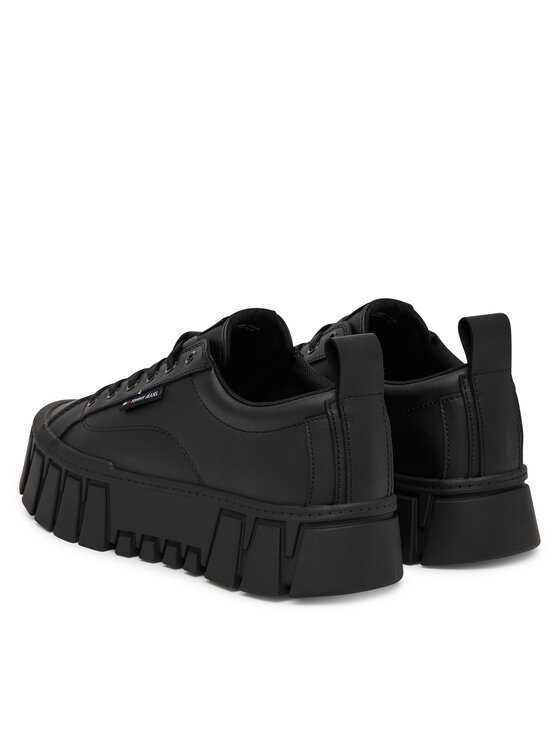 Tommy Jeans Zapatillas Tommy Jeans Tjw Vulc Flatform Leather EN0EN03008 Negro