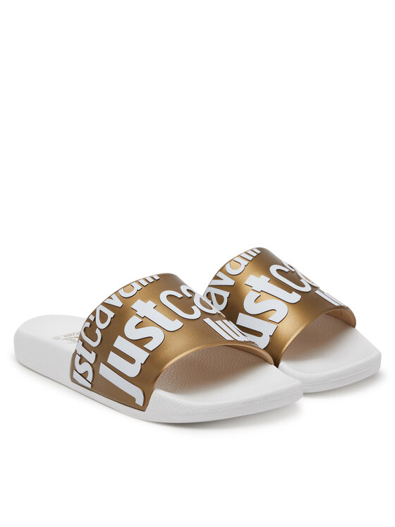 Just Cavalli Шльопанці Just Cavalli 78RA3SZ1 ZS785 Золотий