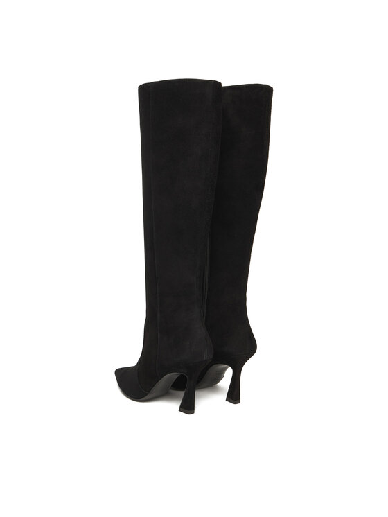 Stuart Weitzman Чоботи Stuart Weitzman Vinnie Zip SM588 Чорний