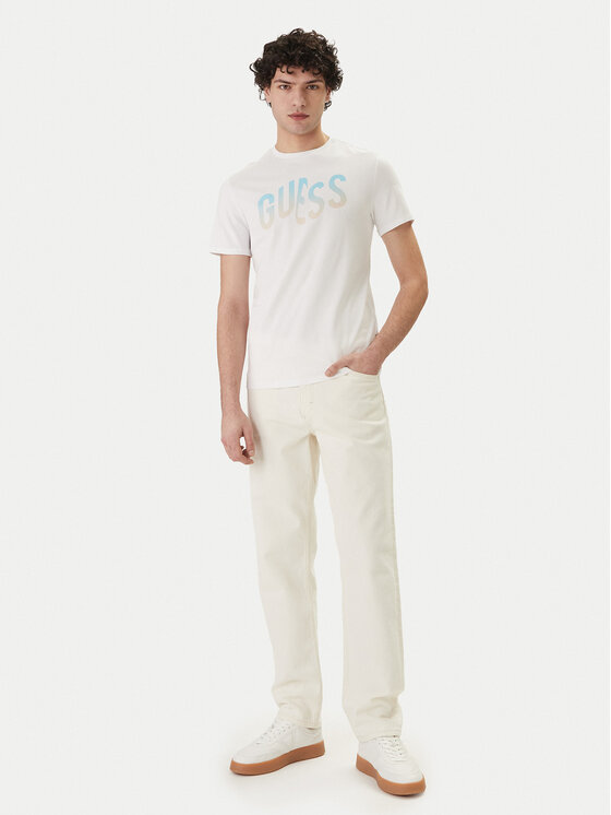 Guess Guess Футболка F6GI02 J1314 Білий Slim Fit