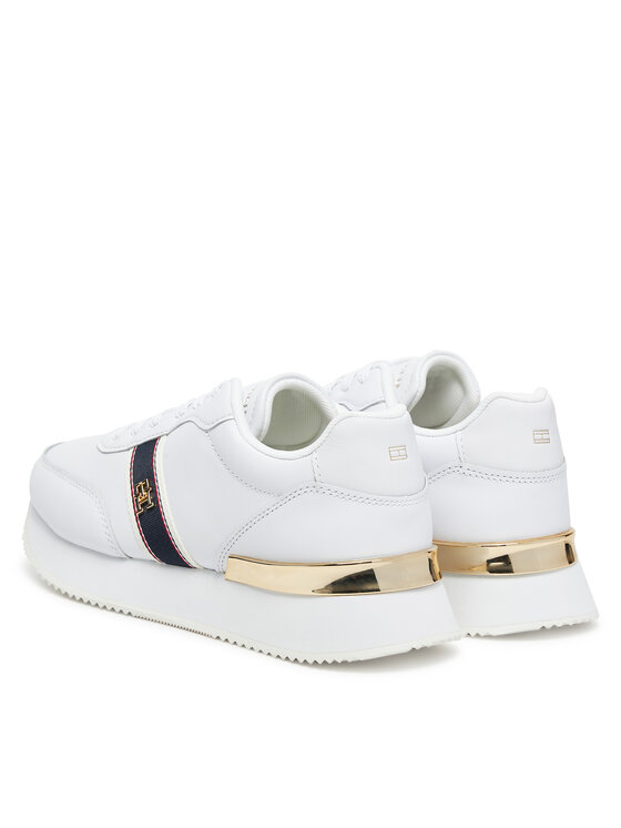 Tommy Hilfiger Sneakers Tommy Hilfiger Webbing Runner FW0FW08904 Bianco