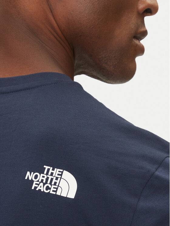 The North Face The North Face Marškinėliai Easy NF0A8A6C Tamsiai mėlyna Regular Fit