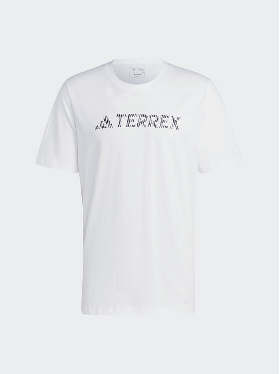adidas adidas Футболка Terrex Classic Logo HZ1400 Білий Regular Fit