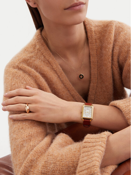 Fossil Годинник Fossil Raquel ES5307 Коричневий