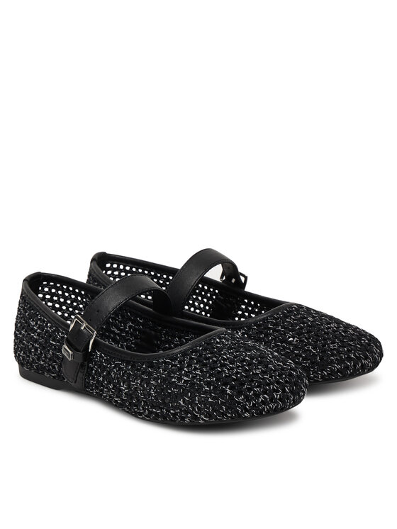 Tommy Jeans Balerinke Tommy Jeans Tjw Knitted Ballerina EN0EN03030 Crna