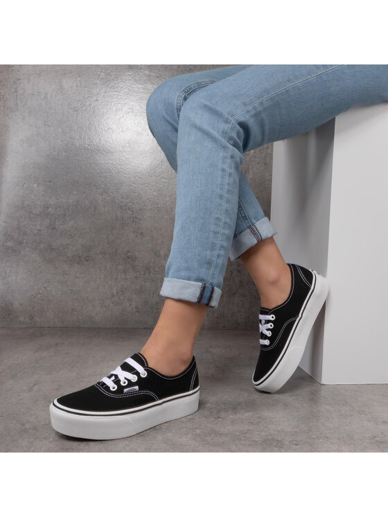 Vans Tenisówki Vans Authentic Platform VN0A3AV8BLK Czarny