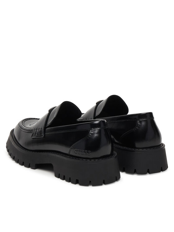 Guess Loafersy Guess FMPGOR LEA14 Černá