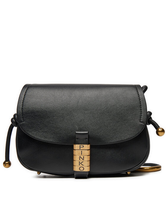 PINKO Ročna torba PINKO Saddle Mini AI 24-25 PLTT 103831 A1ZX Črna