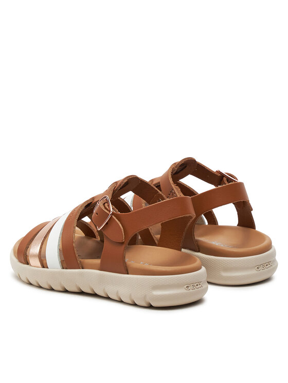 Geox Sandali Geox J Sandal Soleima Gir J35GSB 043CF C6A7F M Marrone