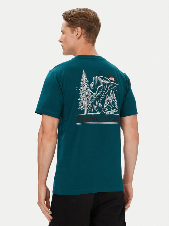 The North Face The North Face Camiseta Monte Reg Ss NF0A8JAV Verde Regular Fit