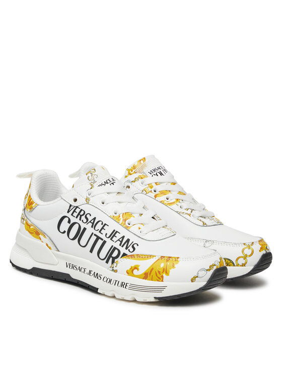Versace Jeans Couture Sneakersy Versace Jeans Couture Dynamic 77VA3SA3 Biały