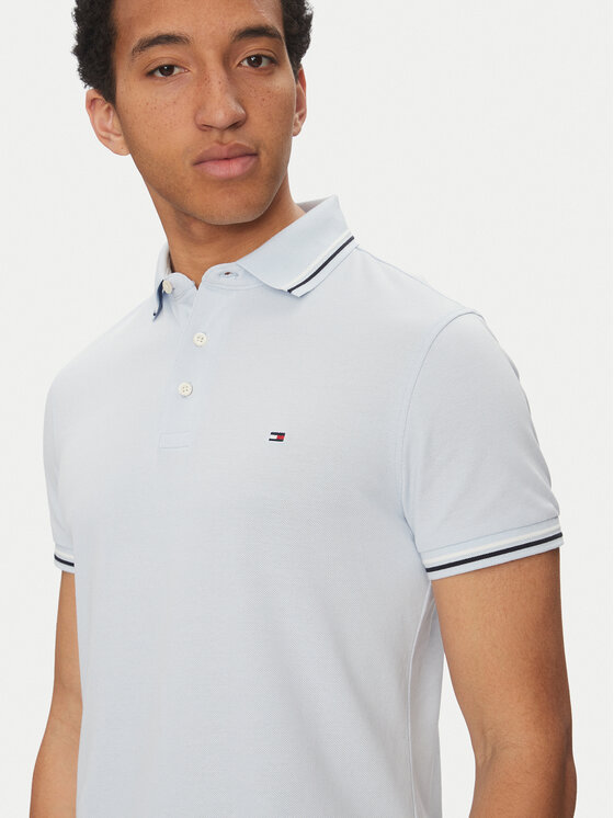 Tommy Hilfiger Tommy Hilfiger Pólóing Seasonal MW0MW39993 Kék Slim Fit