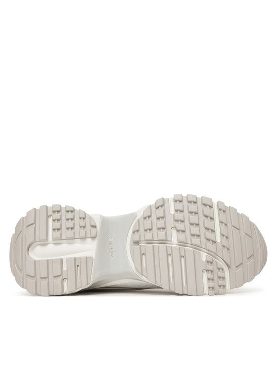 Calvin Klein Laisvalaikio batai Calvin Klein Hike Run Ckstripe Mesh Met HW0HW03140 Balta