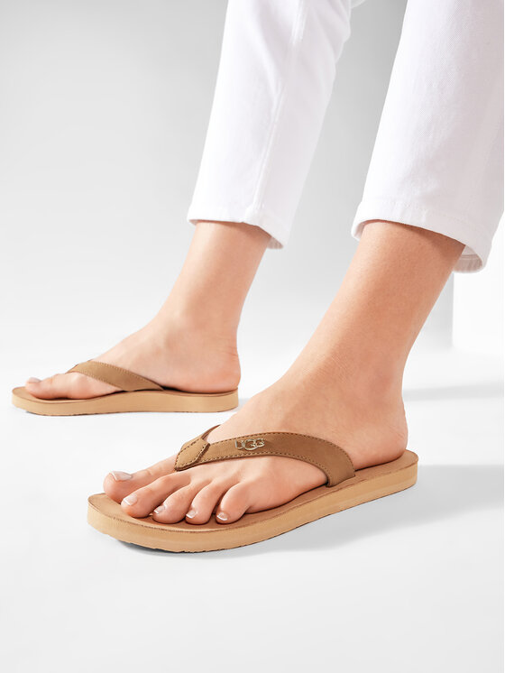 Ugg В'єтнамки Ugg W Tawney Logo 1119997 Бежевий