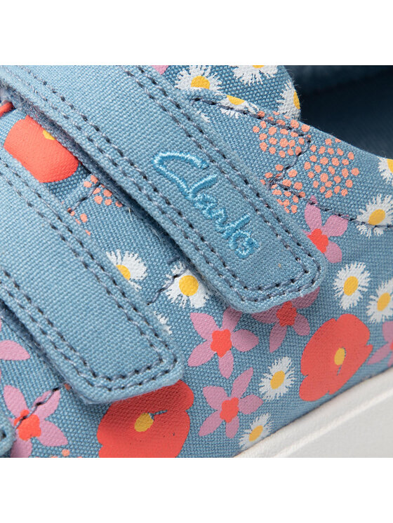 Clarks Кеди Clarks City Vibe K 261567876 Голубий