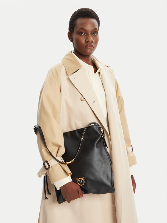 PINKO Kabelka PINKO Slouchy Classic Bag AI 25-26 PLTT 104359 A0QO Čierna