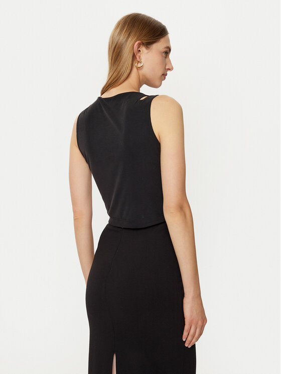Guess Guess Топ W5RP13 KAQL2 Чорний Regular Fit