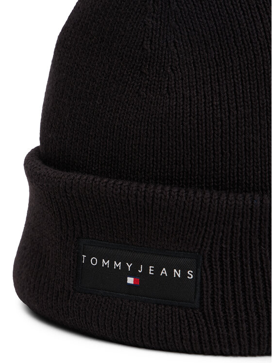 Tommy Jeans Căciulă Tommy Jeans Tjm Linear Beanie AM0AM13666 Negru