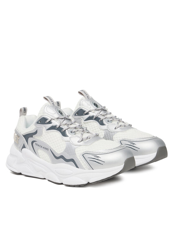 Plein Sport Sneakersy Plein Sport Track-King Mag FAES USC0843 STE003N Biela