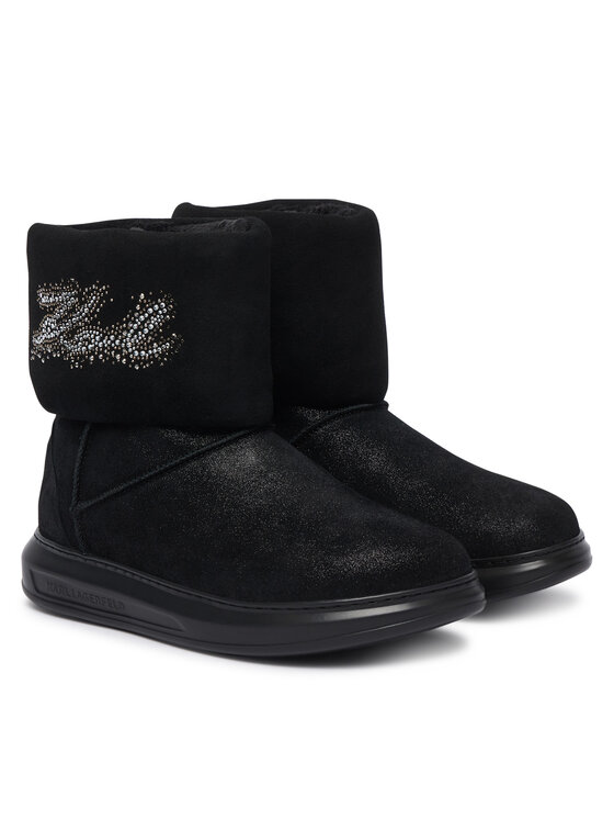 KARL LAGERFELD Μπότες Χιονιού KARL LAGERFELD Kapri Kosi KL44557S Μαύρο