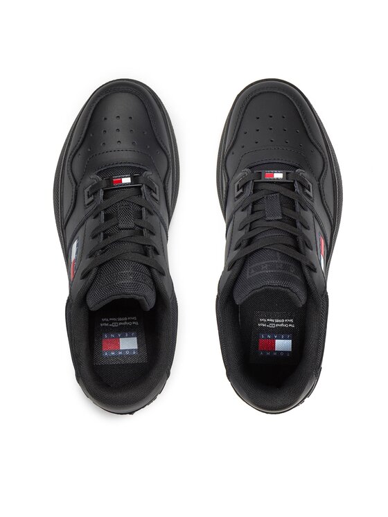 Tommy Jeans Tenisice Tommy Jeans Tjw Retro Basket Flatform Ess EN0EN02506 Crna
