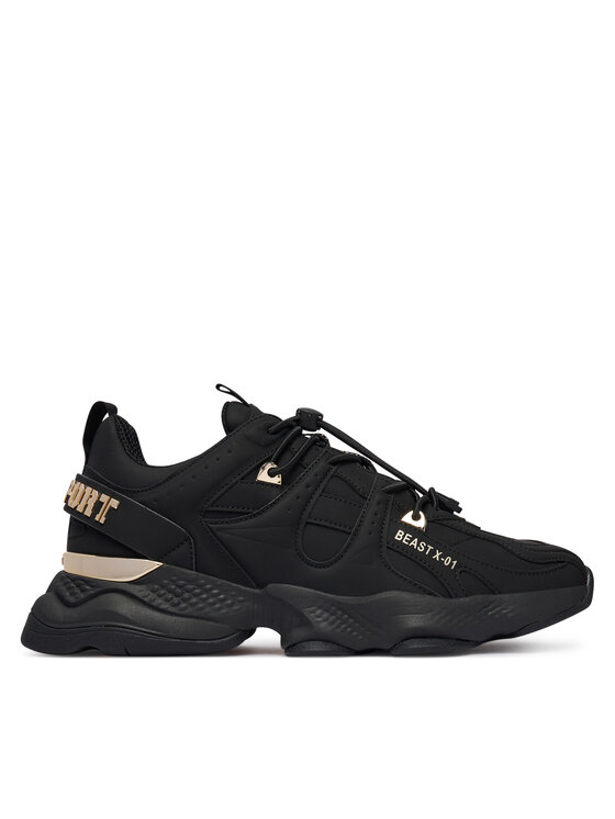 Plein Sport Sneakersy Plein Sport Runner Beast X-01  FAFS USC1042 STE003N Czarny
