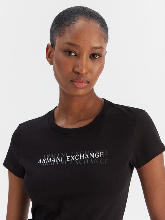 Armani Exchange Armani Exchange Camiseta XW002038 AF10356 UC001 Negro Slim Fit