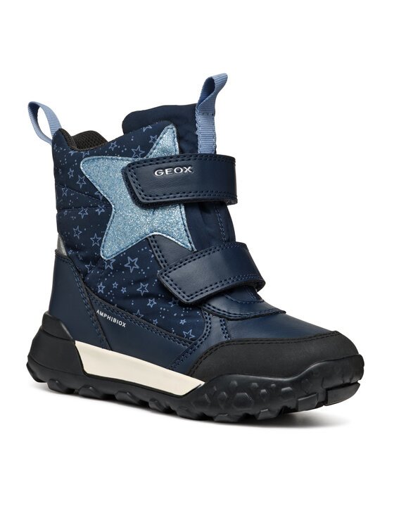 Geox Sněhule Geox J Trekkyup Girl B Ab J46M7C 0MNBC CF44Y D Tmavomodrá