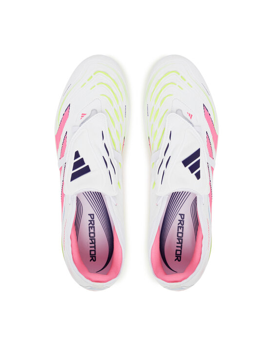 adidas Взуття для футболу adidas Predator Pro Fold-Over Tongue Firm Ground JR0440 Білий