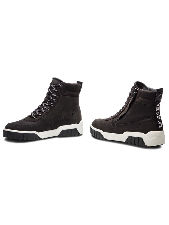 Sneakersy Diesel S-Rua Mc Y01825 PR289 T8013 Czarny | Eobuwie.com.pl