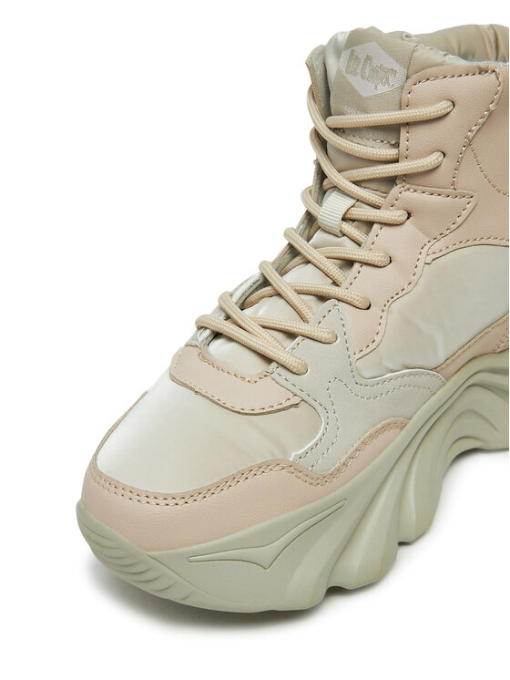 Lee Cooper Šnurovacia obuv Lee Cooper LCJ-24-47-3155LA Béžová