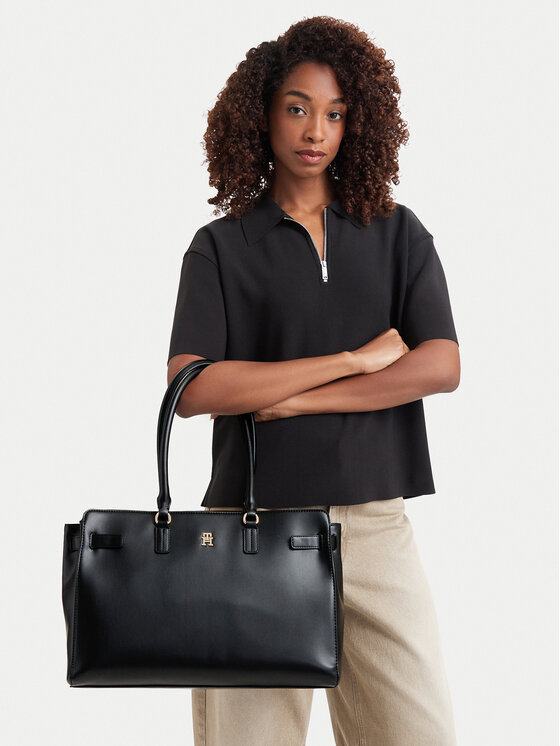 Tommy Hilfiger Torebka Tommy Hilfiger AW0AW19069 Czarny