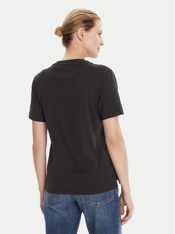 Weekend Max Mara Weekend Max Mara Camiseta Venaco 2525976021 Negro Regular Fit