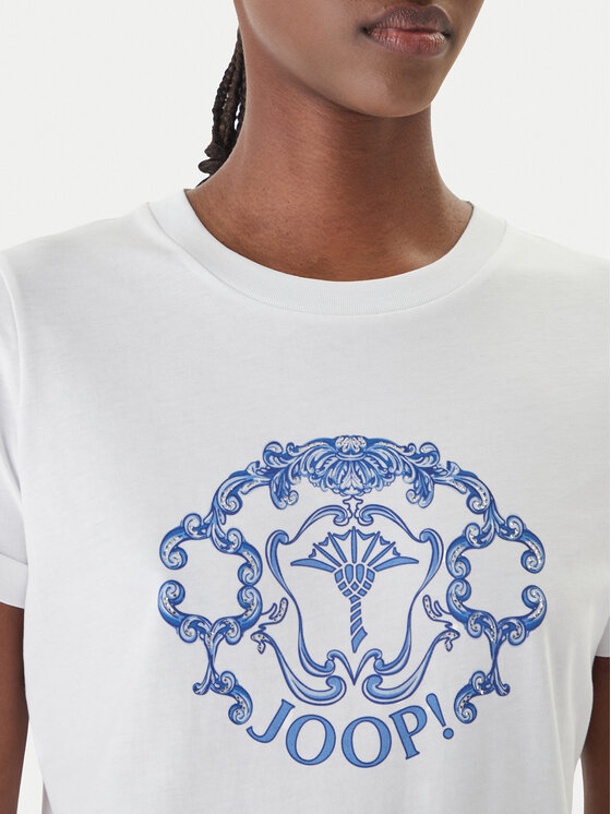 JOOP! JOOP! Camiseta Tulya 30102074 Blanco Regular Fit